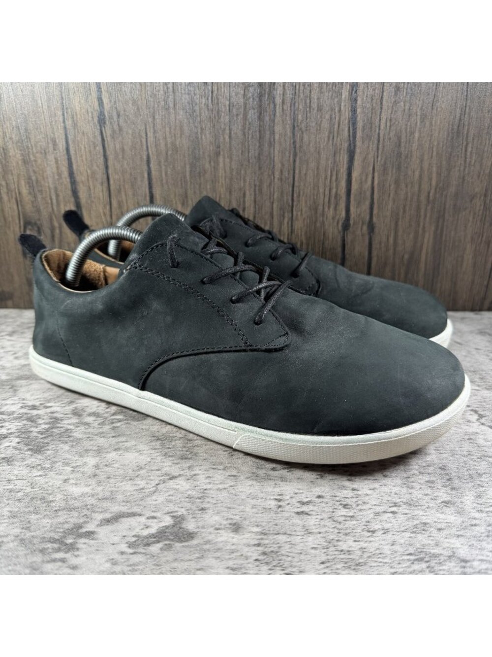 Xero Shoes Men's Glenn Black Lace-Up Low-Top Shoe US 10.5 EUC